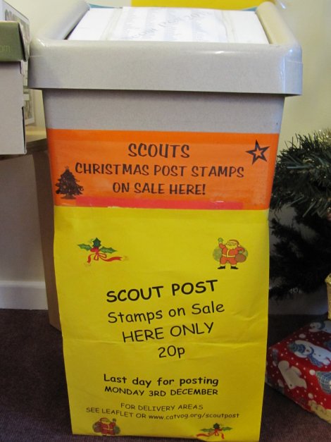 Cardiff Scout Post posting box
