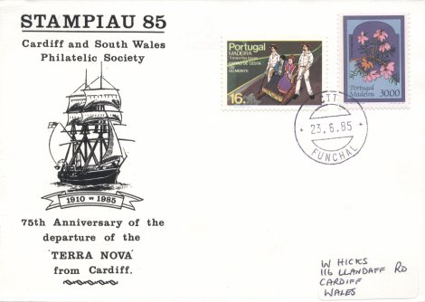 Commemorative cover from Funchal 23rd June 1985
