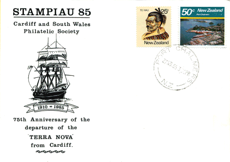 Commemorative cover from Port Chalmers 27th November 1985
