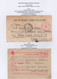 Prisoner of War Incoming Red Cross
