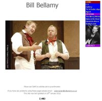 Bill Bellamy -ActorPortfolio, CVwww.billbellamy.co.uk