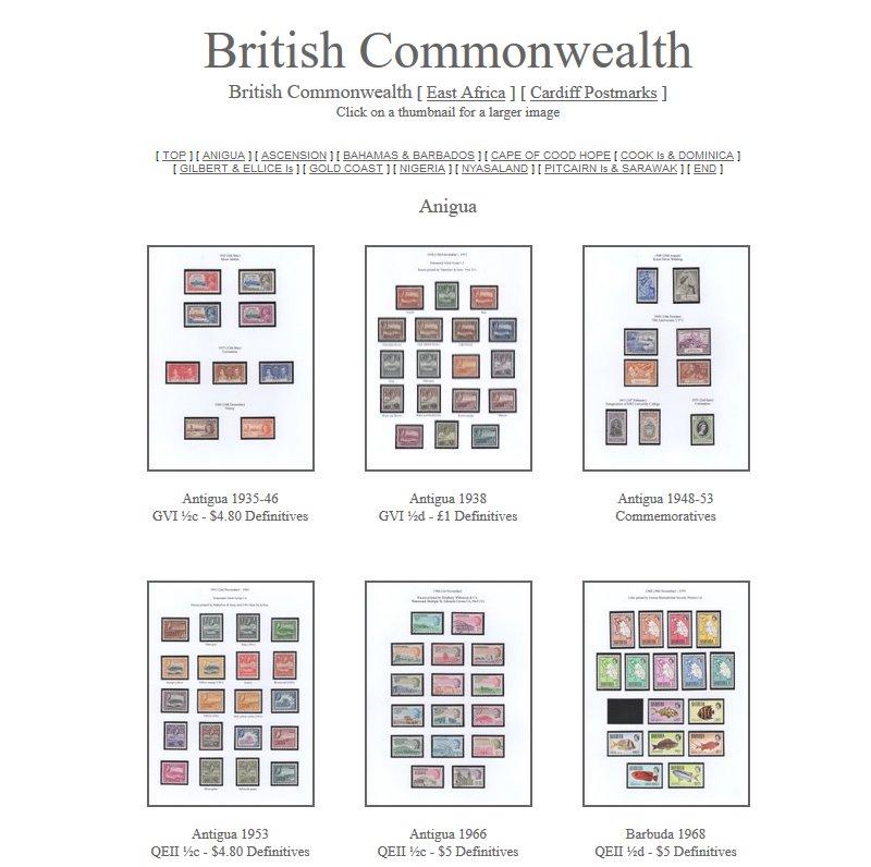 GB Commonwealth stamps
